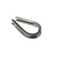 Wire Rope Thimble 5MM 3/16 Inch Bzp Zinc Plated Steel ( pack of 200 )