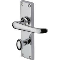 windsor bathroom door handle set of 2 finish polished chrome