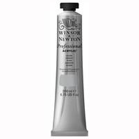 Winsor & Newton 200ml Professional Acrylic Colour Tube - Silver