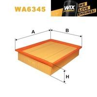 Wix Filter WA6345 Air Filter