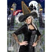 Witch Hat Fibreoptic for Halloween Fancy Dress Accessory