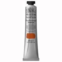 Winsor & Newton 200ml Professional Acrylic Colour Tube - Burnt Sienna