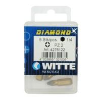 Witte PZ2 25mm Diamond Bit Pack (5 Pieces)
