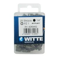 witte pz1 25mm bitflex bit pack 25 pieces