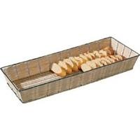 Wicker Metal Frame Basket 90(H) x 600(W) x 220(D)mm.