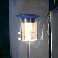 With ground spike - LED solar light Garden Stick