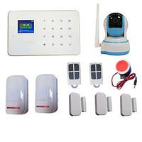 wireless gsm home house burglar alarm system call sms app security ala ...