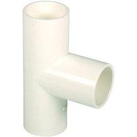 Wickes Overflow 90 Deg Tee 22mm Pack 2