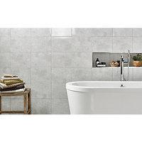 Wickes Tivoli Grey Ceramic Wall Tile 250 x 330mm