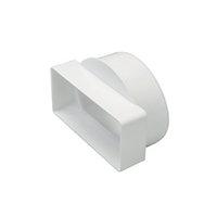 Wickes Ducting Straight Adaptor Rectangle to Round Male