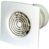 Wickes Low Noise Extractor Fan with Timer 100mm