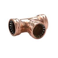 Wickes Copper Pushfit Equal Tee 15mm