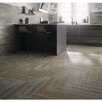 Wickes Dalby Weathered Grey Porcelain Tile 593 x 98mm