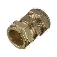 Wickes Compression Straight Coupling 15mm Pack 2