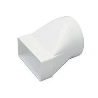 Wickes Ducting Female Adaptor Round to Rectangle 100mm