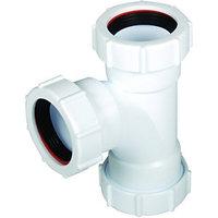 Wickes 40mm Universal Compression Tee