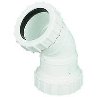 Wickes 40 mm Universal Compression 135 Deg Bend