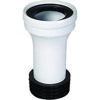 wickes white straight soil pan connector