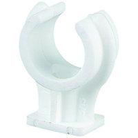 Wickes Plastic Pipe Clips 22mm (Pack of 4)