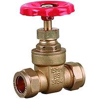 Wickes Brass Fullway Gatevalve 15mm