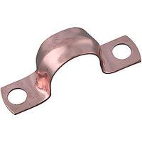 Wickes Copper Pipe Clips 15mm (Pack of 6)