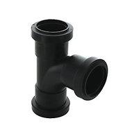 wickes black pushfit 925 deg tee 40mm