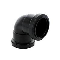 wickes black pushfit 90deg bend 40mm