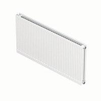 wickes type 21 double panel plus universal radiator white 1400 x 500 m ...