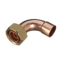 wickes end feed bent tap connector 15mm pack 2