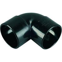 Wickes Black Solvent Weld 90 Deg Bend 32mm