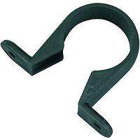 Wickes Black Solvent Weld Pipe Clips 32mm (Pack of 2)