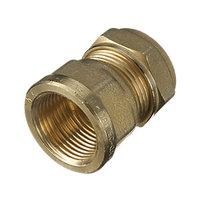 Wickes Female Iron Coupler 22 x 25mm Pack 2