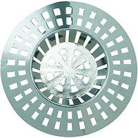 wickes basin plastic strainer chrome effect