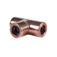 Wickes Copper Pushfit Equal Tee 10mm