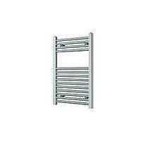 wickes straight towel radiator chrome 500 x 750 mm