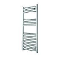 wickes curved towel radiator chrome 500 x 1200 mm