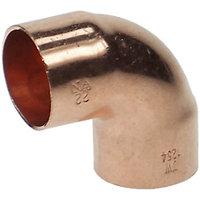 wickes end feed elbow 22mm pk10