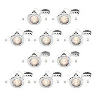 Wickes LED Downlights Chrome Finish 10 Pack