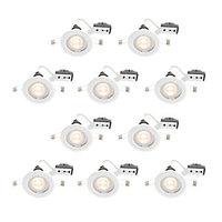 Wickes LED Downlights White 10 Pack