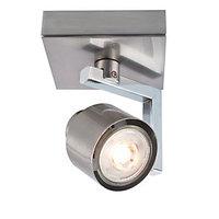 Wickes Boulevard LED Single Spotlight Brushed & Polished Chrome