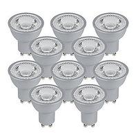 Wickes LED GU10 Non-dimmable Metallic Spot Bulb 10 Pack 5W