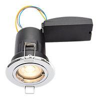 Wickes LED Premium Fire Rated Downlight Chrome Finish