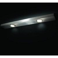 Wickes Melbourne Under Cabinet Twin Downlight Brushed Chrome