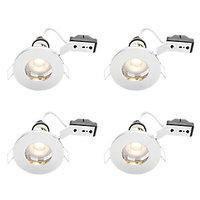 Wickes LED IP65 Downlights Chrome Finish 4 Pack