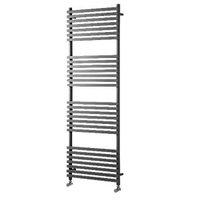 Wickes Invent Square Vertical Designer Towel Radiator - Anthracite 500 x 750 mm