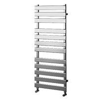 wickes haven flat panel designer towel radiator chrome 500 x 1200 mm