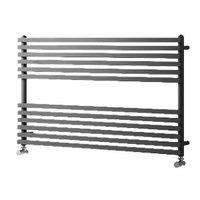 wickes invent square horizontal designer towel radiator anthracite 100 ...