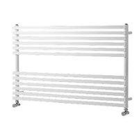 Wickes Invent Square Horizontal Designer Towel Radiator - White 1000 x 600 mm