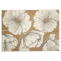 Wilko Techno Floral Natural 120 x 170cm