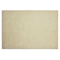 Wilko Emossed Flower Design Rug Cream 120 x 170cm